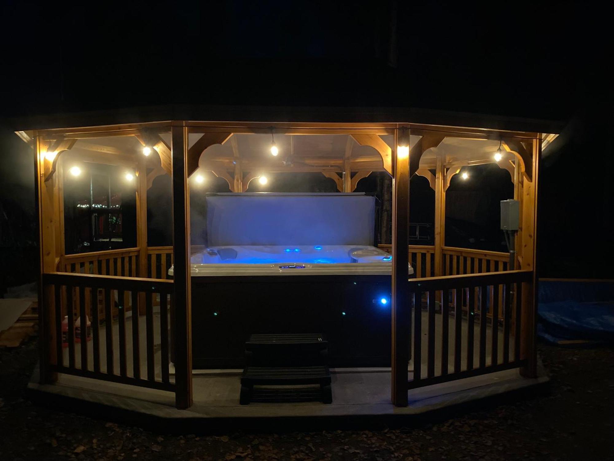 Talkeetna Log Cabin With Hot Tub Unit 2 外观 照片
