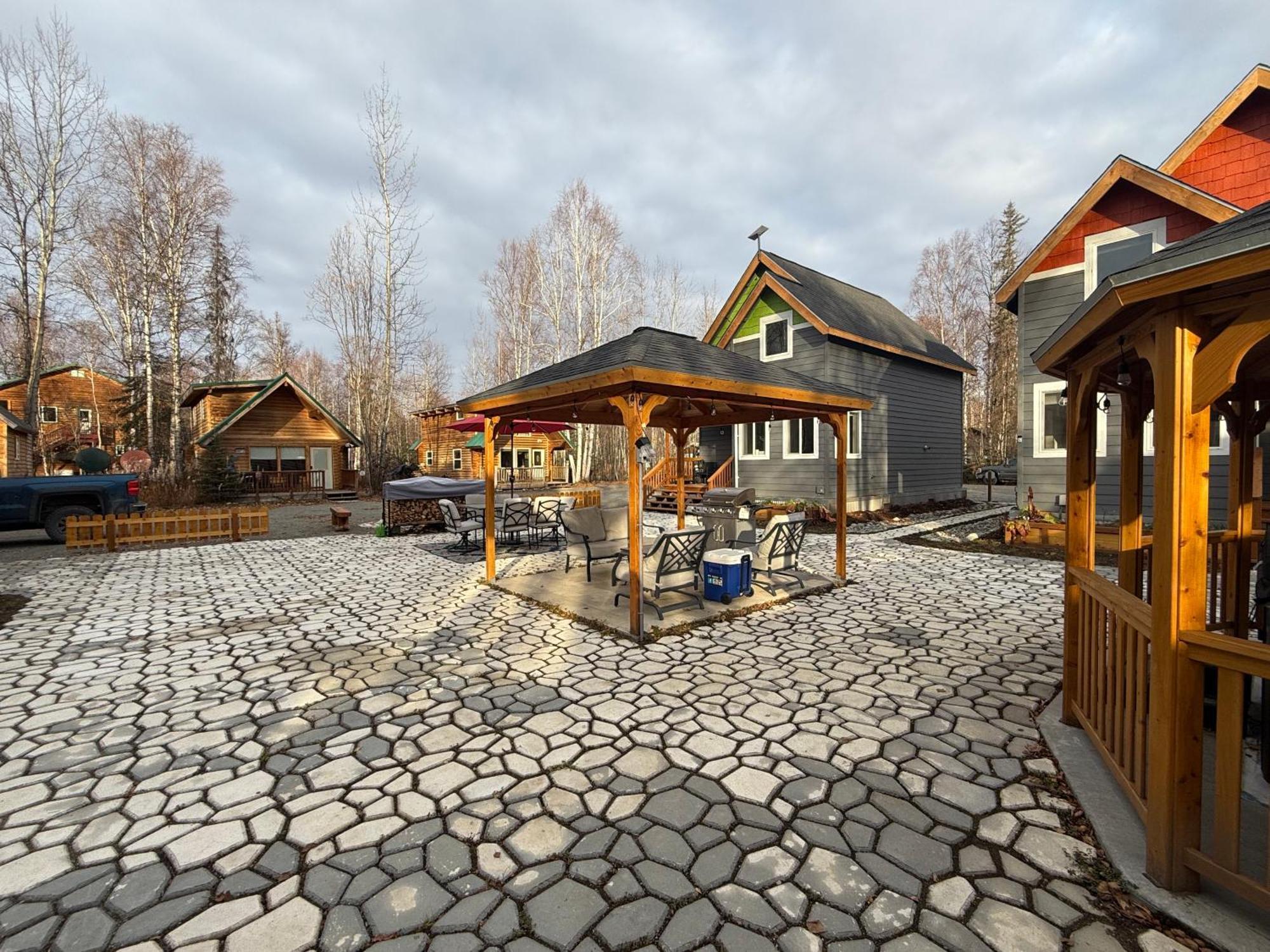 Talkeetna Log Cabin With Hot Tub Unit 2 外观 照片