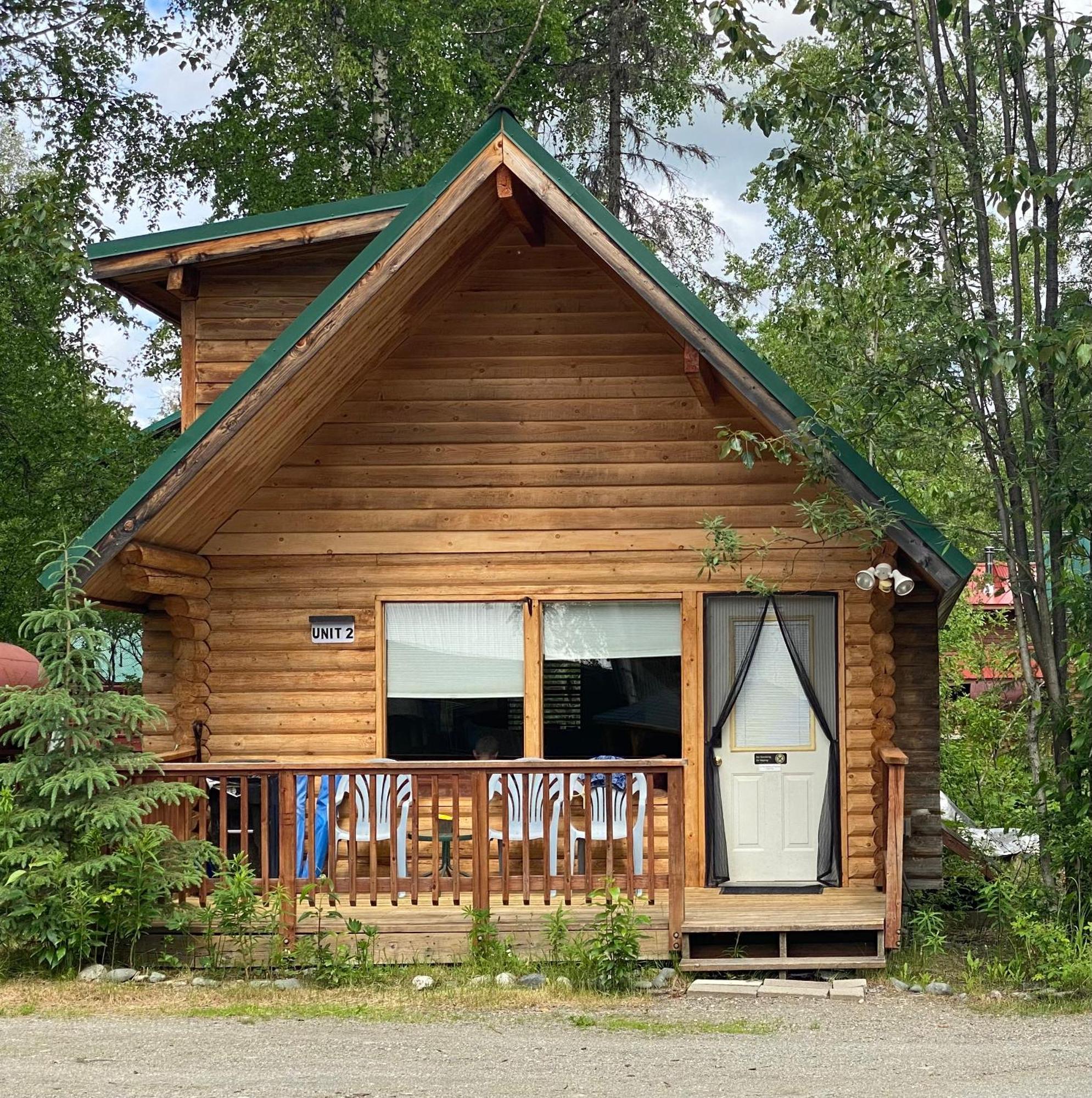Talkeetna Log Cabin With Hot Tub Unit 2 外观 照片