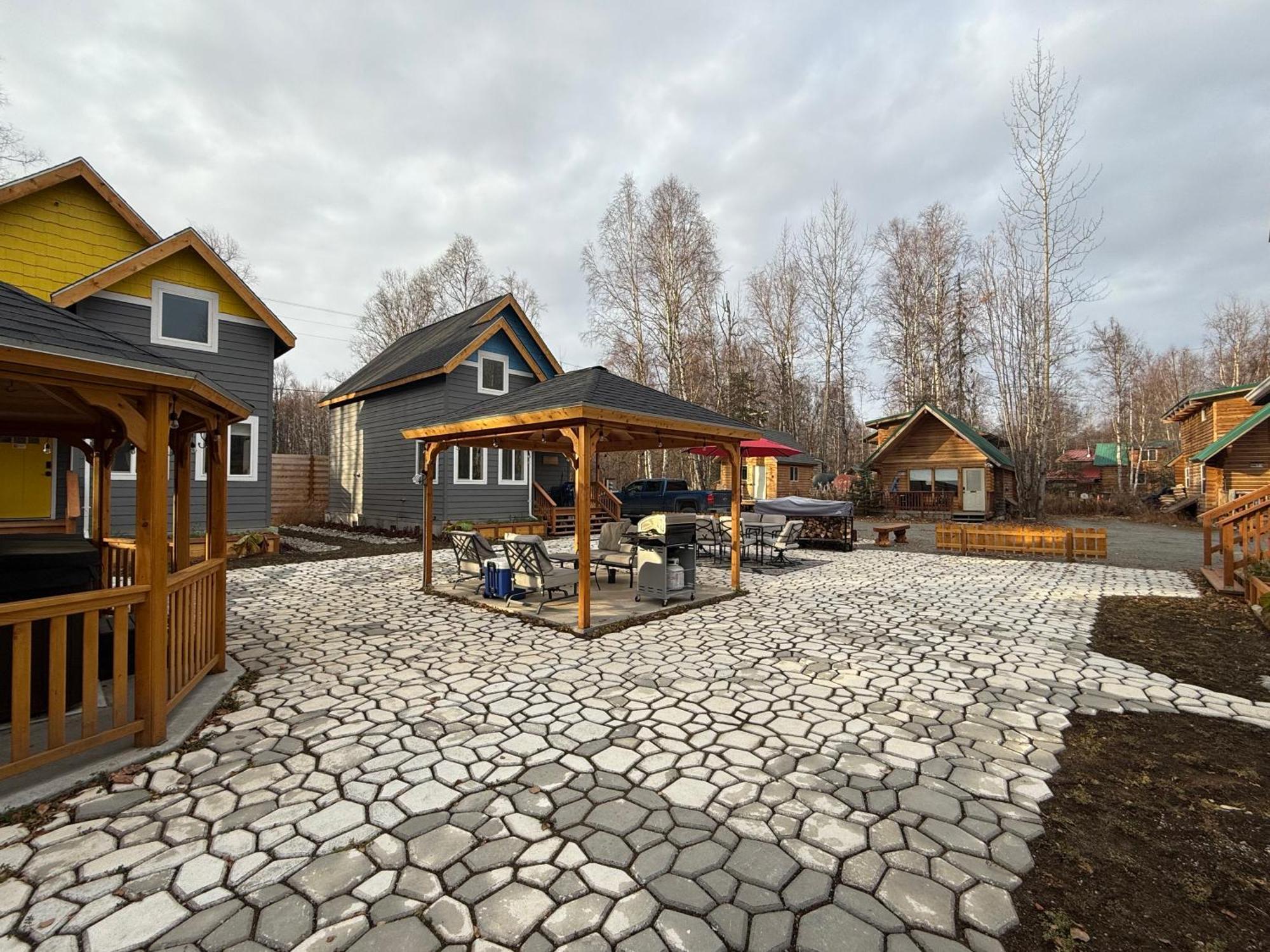 Talkeetna Log Cabin With Hot Tub Unit 2 外观 照片