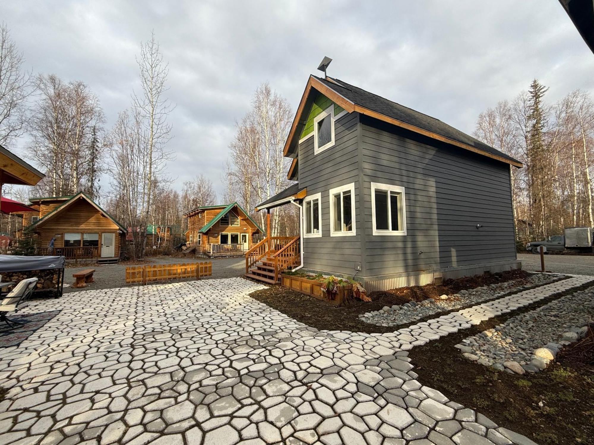 Talkeetna Log Cabin With Hot Tub Unit 2 外观 照片
