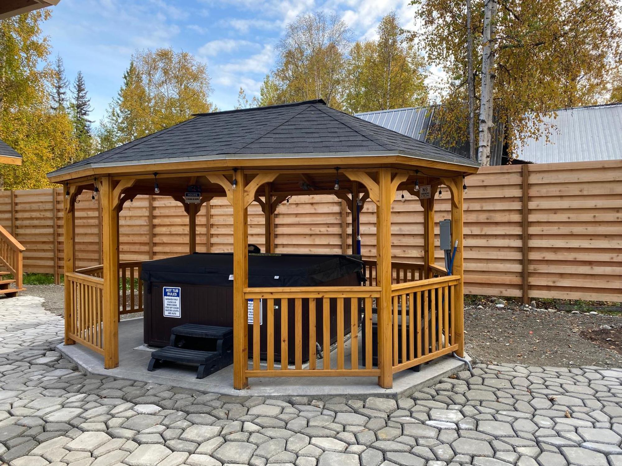 Talkeetna Log Cabin With Hot Tub Unit 2 外观 照片